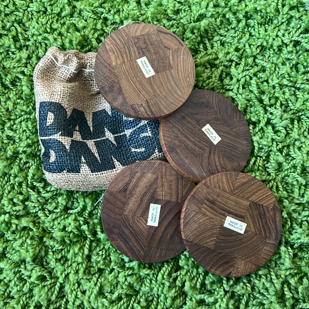 Dansk wood coasters
